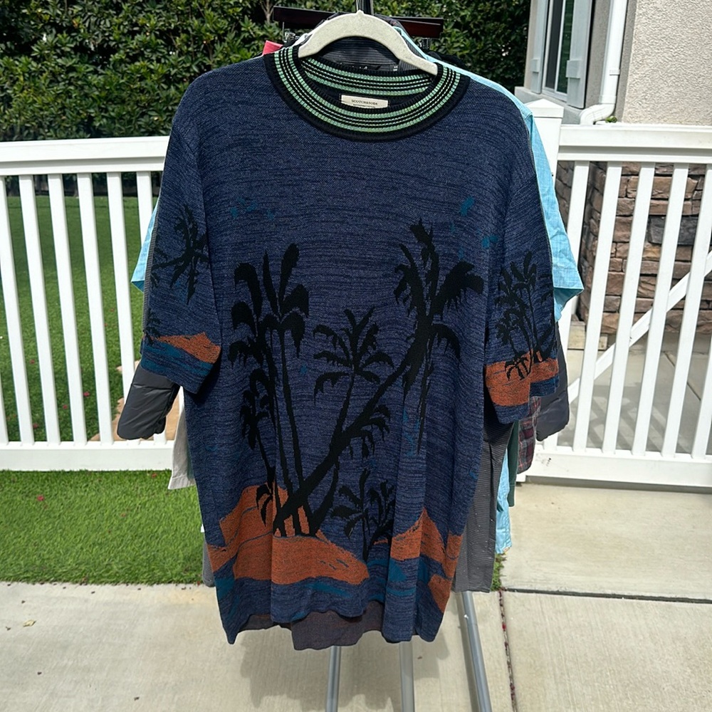 Scotch & Soda short sleeve sweater